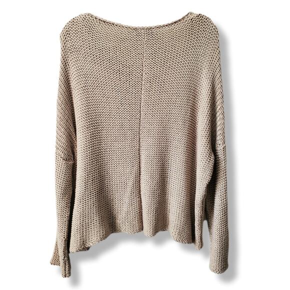 Anthro Wooden Ships Key West Chunky Crew Sweater L X Scandi Casual Coastal NEW - Picture 8 of 12